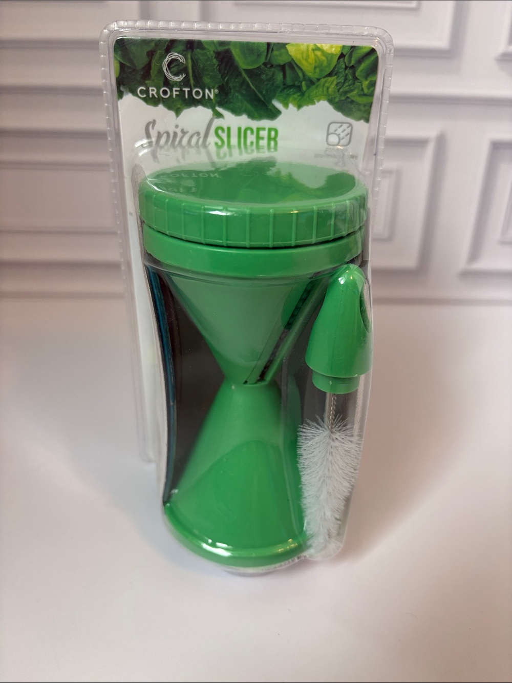 New Crofton Spiral Slicer Vegetable Spiralizer with Cleaning Brush